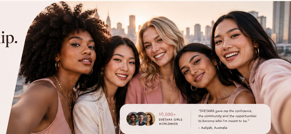 Diverse young women smiling together