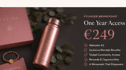 SVETARA welcome kit with passport, bracelet and bottle